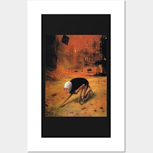 Untitled (Creature), by Zdzisław Beksiński Posters and Art